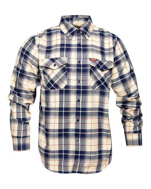 THE PASSION FLANNEL (Blue/White) | DIXXON