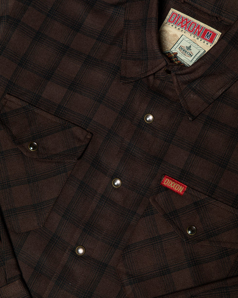 MEN'S TOBACCO FLANNEL (Brown) | DIXXON
