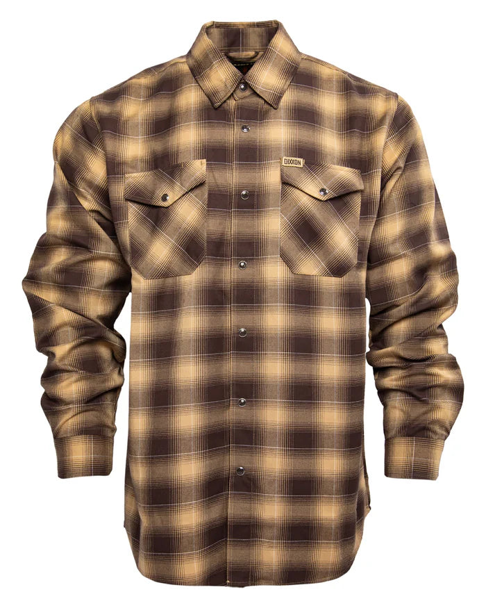 MEN'S SIDEWINDER FLANNEL (Brown) | DIXXON