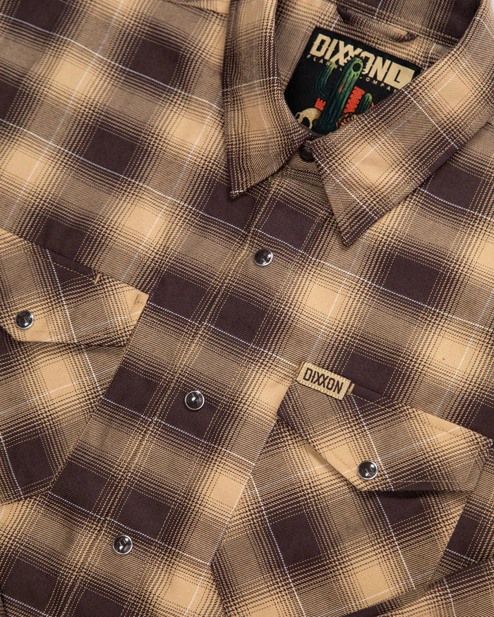 MEN'S SIDEWINDER FLANNEL (Brown) | DIXXON