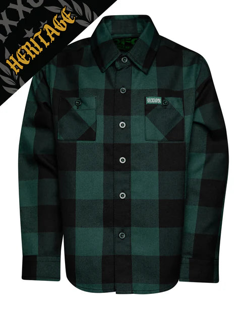 YOUTH EVERGREEN HERITAGE FLANNEL | DIXXON
