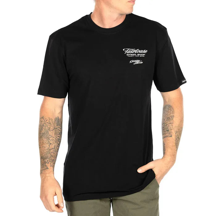 DRIVE IN SS TEE (BLACK) | FASTHOUSE