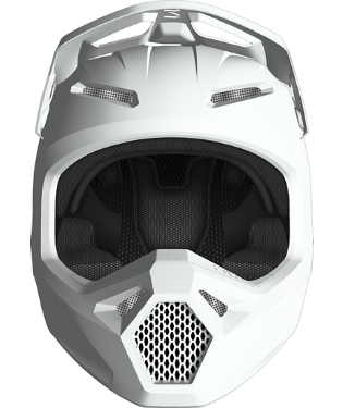 V1 SOLID HELMET (MT WHT) | Fox Racing