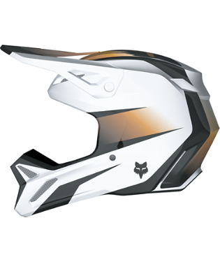 YOUTH V1 FLORA HELMET (WHT/BLK) | Fox Racing