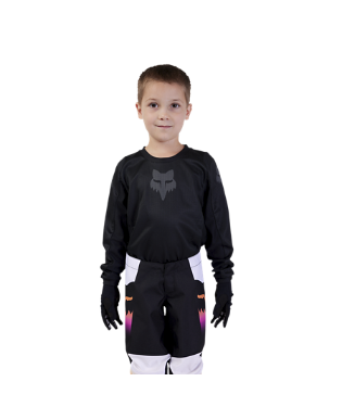 KIDS BLACKOUT JERSEY (BLK/BLK) | Fox Racing