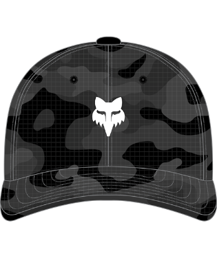 FOX HEAD CAMO TECH FLEXFIT HAT (BLK CAMO) | Fox Racing