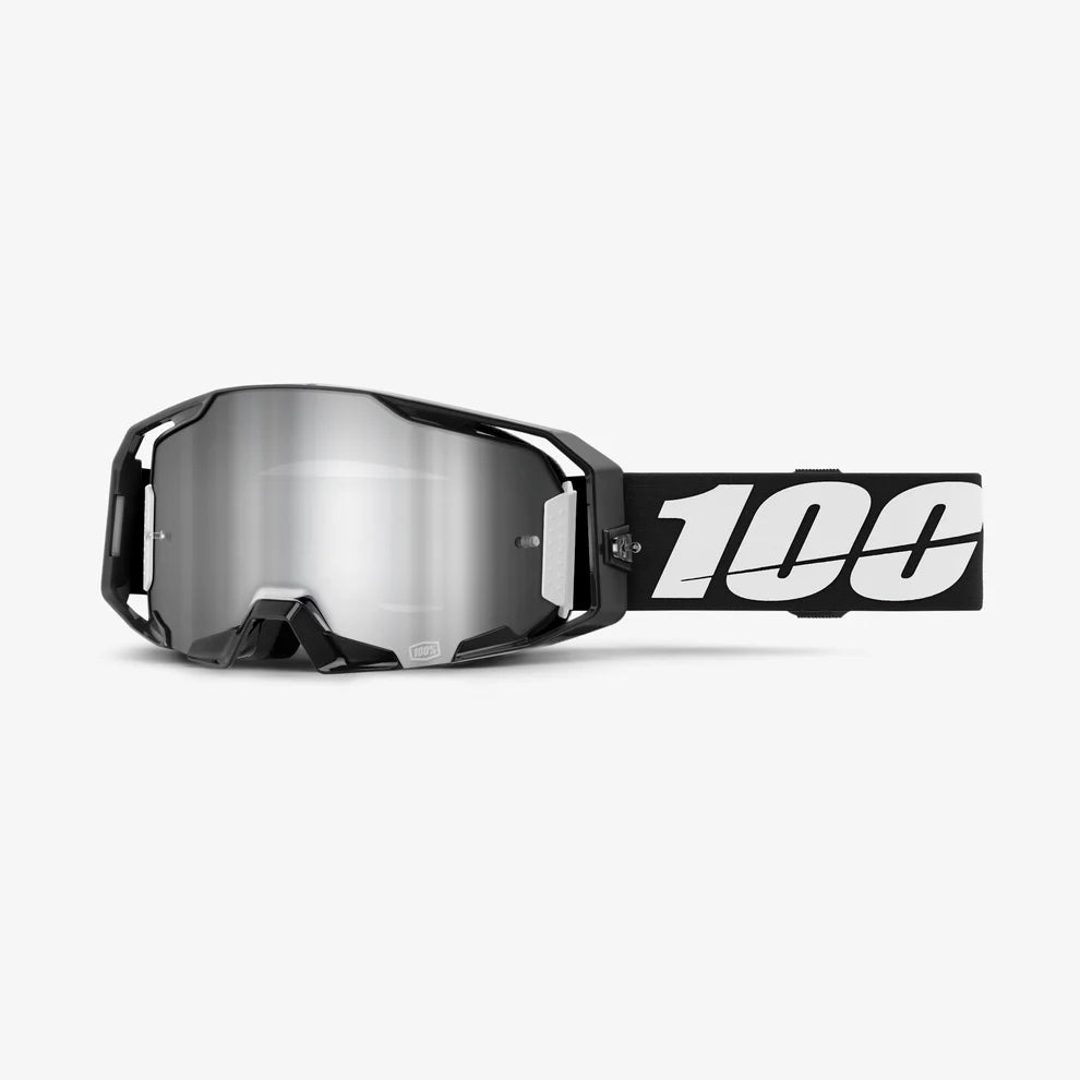 ARMATIC GOGGLE BLACK - MIRROR SILVER FLASH LENS