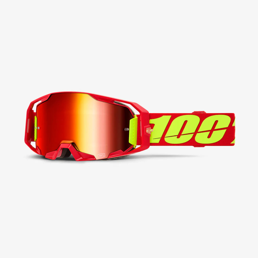 100% ARMATIC GOGGLE RED - MIRROR RED