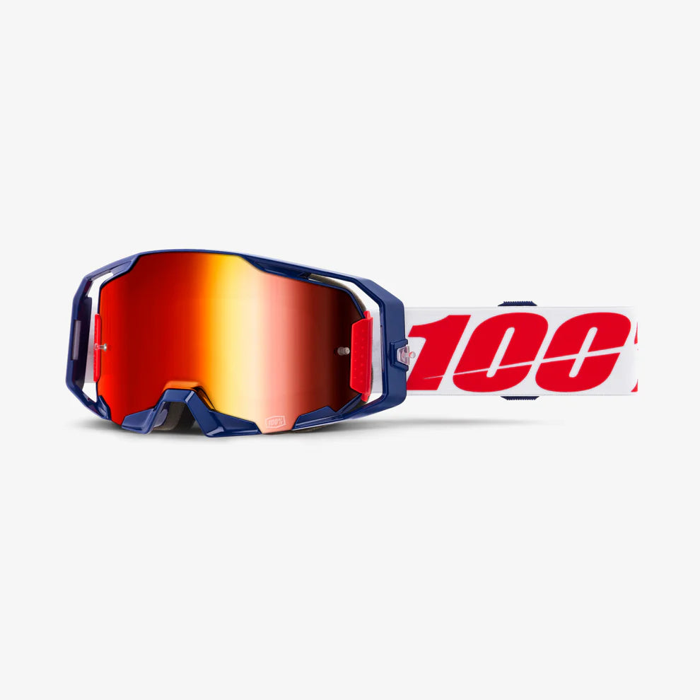 100% ARMATIC GOGGLE MACH Z 0 MIRRO RED