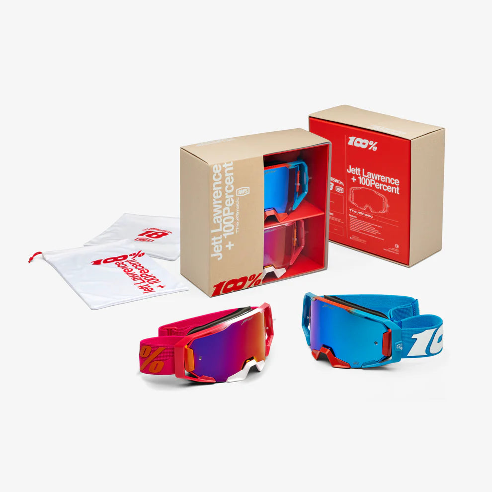 100% ARMATIC GOGGLE PACK Gogglee pack Jett Lawrence LE Kit