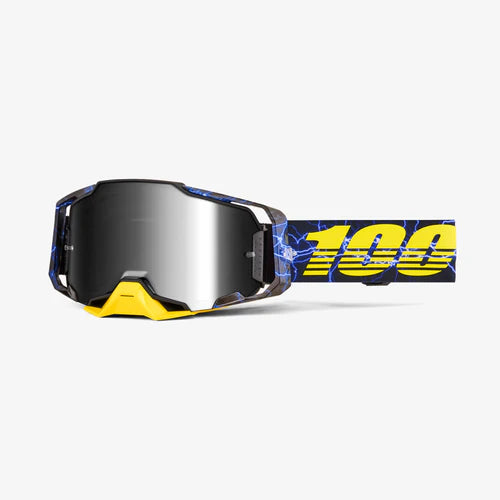 100%ARMEGA GOGGLE FURIOUS - MIRROR SILVER LENS