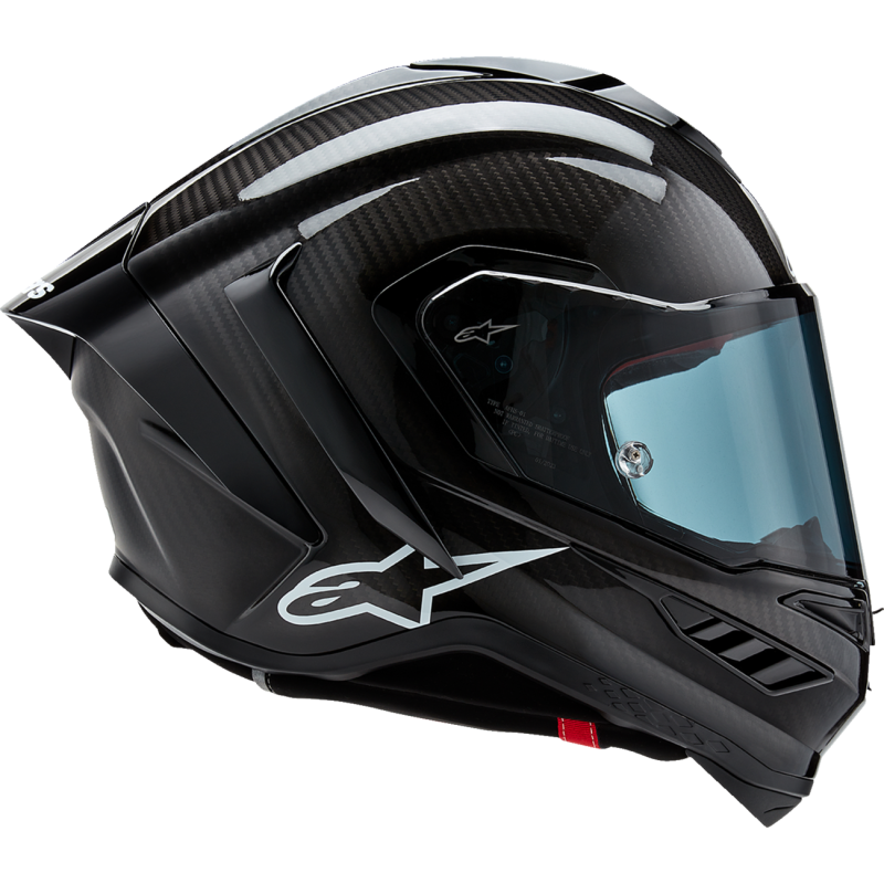 S-R10 SOLID CARBON HELMET (Glossy Black Carbon) | ALPINESTARS