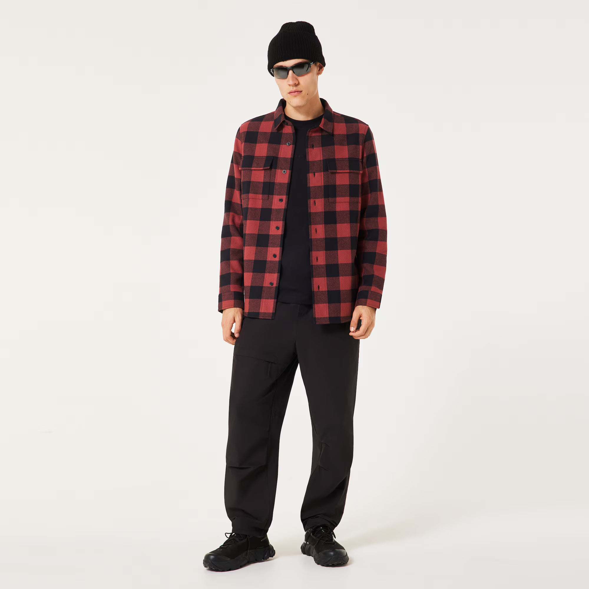 BEAR COZY FLANNEL (Rosewood/Black) | Oakley