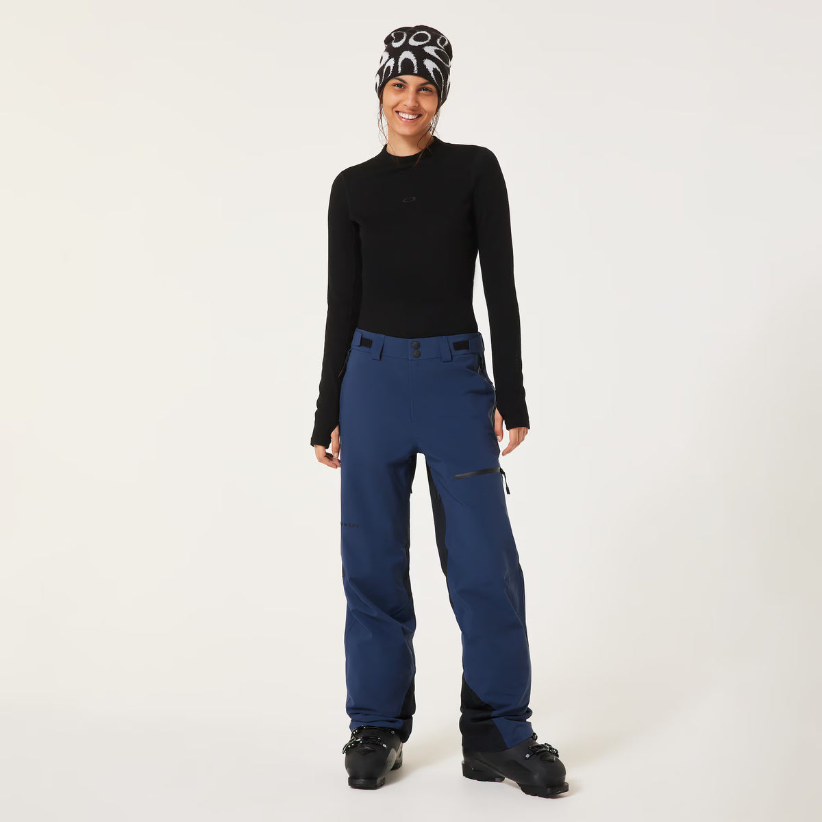 WOMEN'S SPRUCE WOOL LS TOP BASE (Black) | OAKLEY