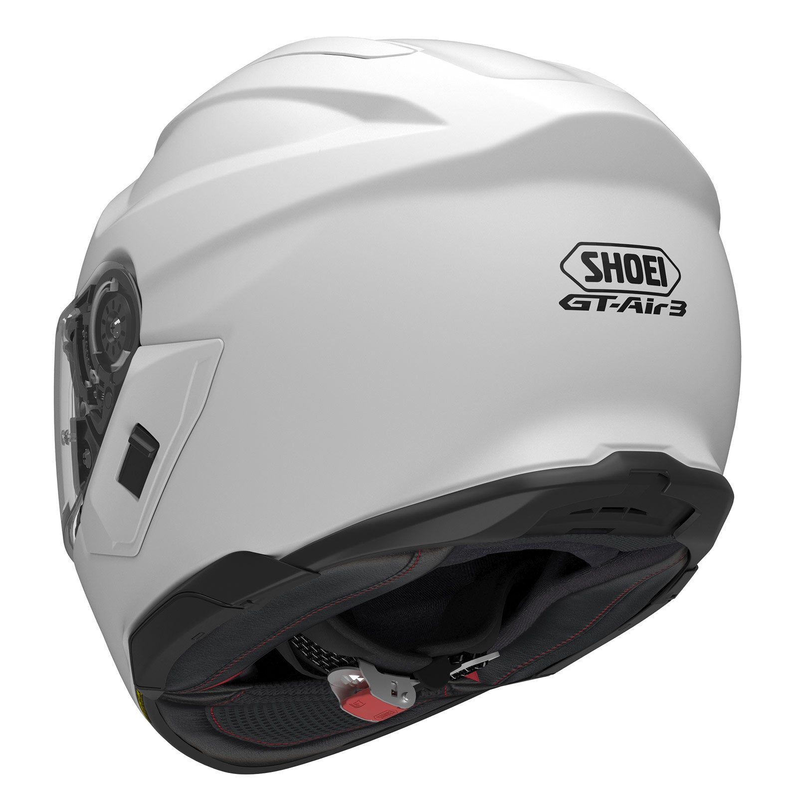 GT-AIR 3 FULL FACE HELMET (White) | SHOEI showcasing sleek design and integrated sun visor.