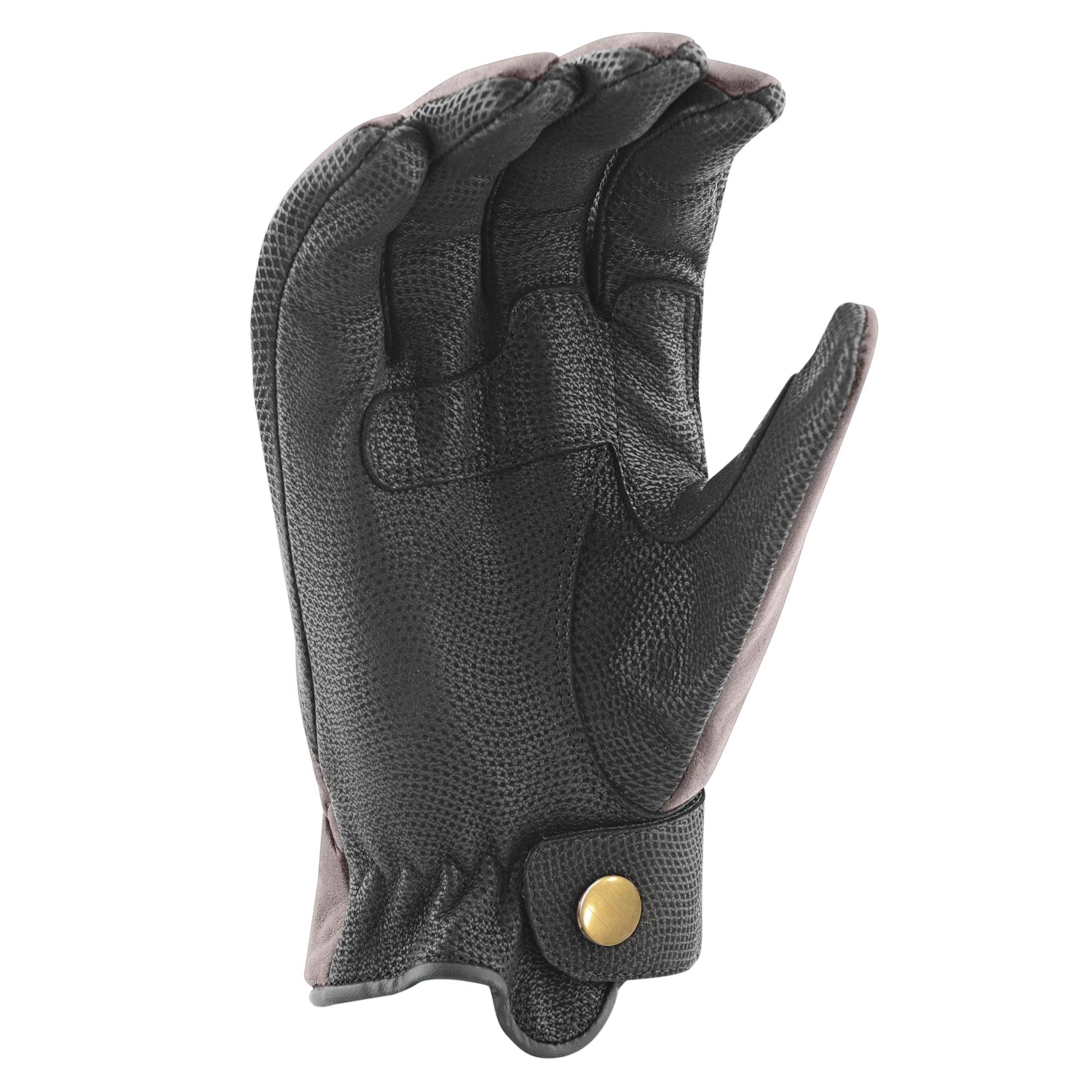 MEN'S GASTOWN LEATHER GLOVES (Dark Brown) | Joe Rocket