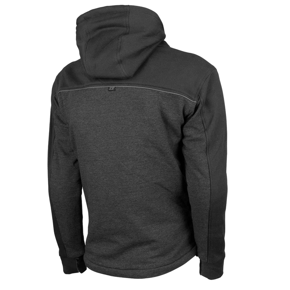 HAMMER DOWN ARMOURED/ REINFORCED HOODY (Black) | Speed and Strength