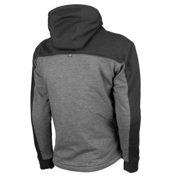 HAMMER DOWN ARMOURED/ REINFORCED HOODY (Black/Grey) | Speed and Strength