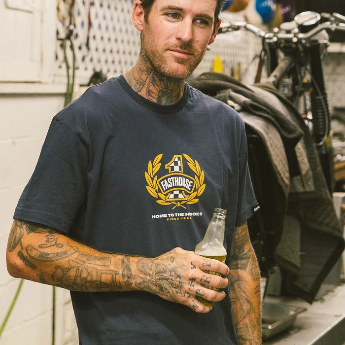 HEROES SS TEE (GRAPHITE) | FASTHOUSE