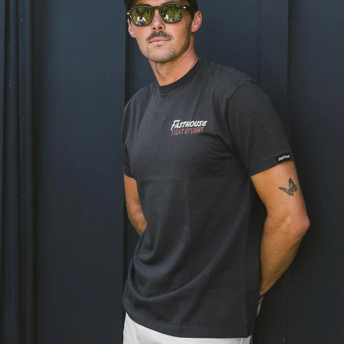 MEN'S TALON SS TEE (GRAPHITE BLACK) | FASTHOUSE