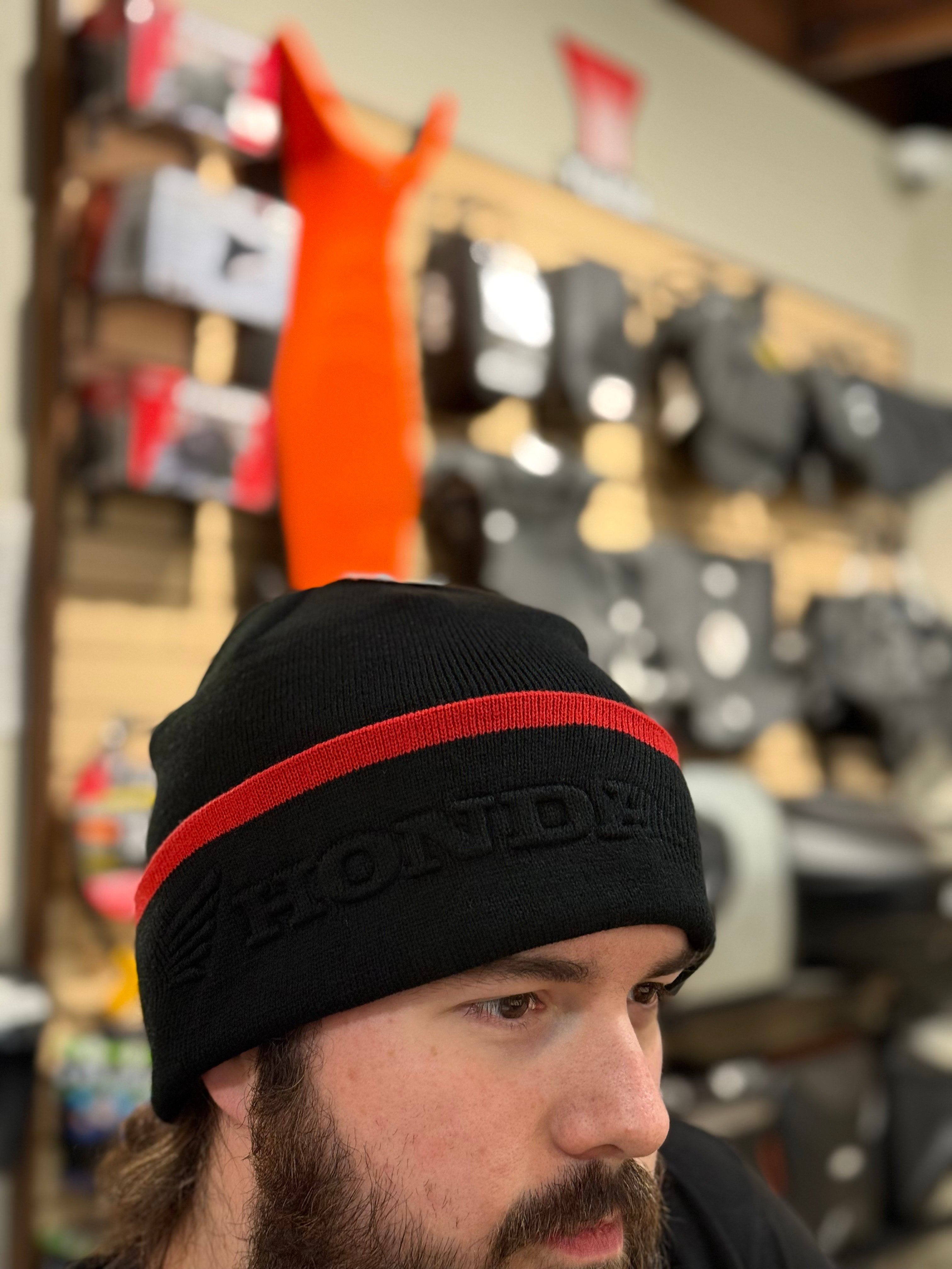 EMBOSSED HONDA TOQUE (BLACK) OS