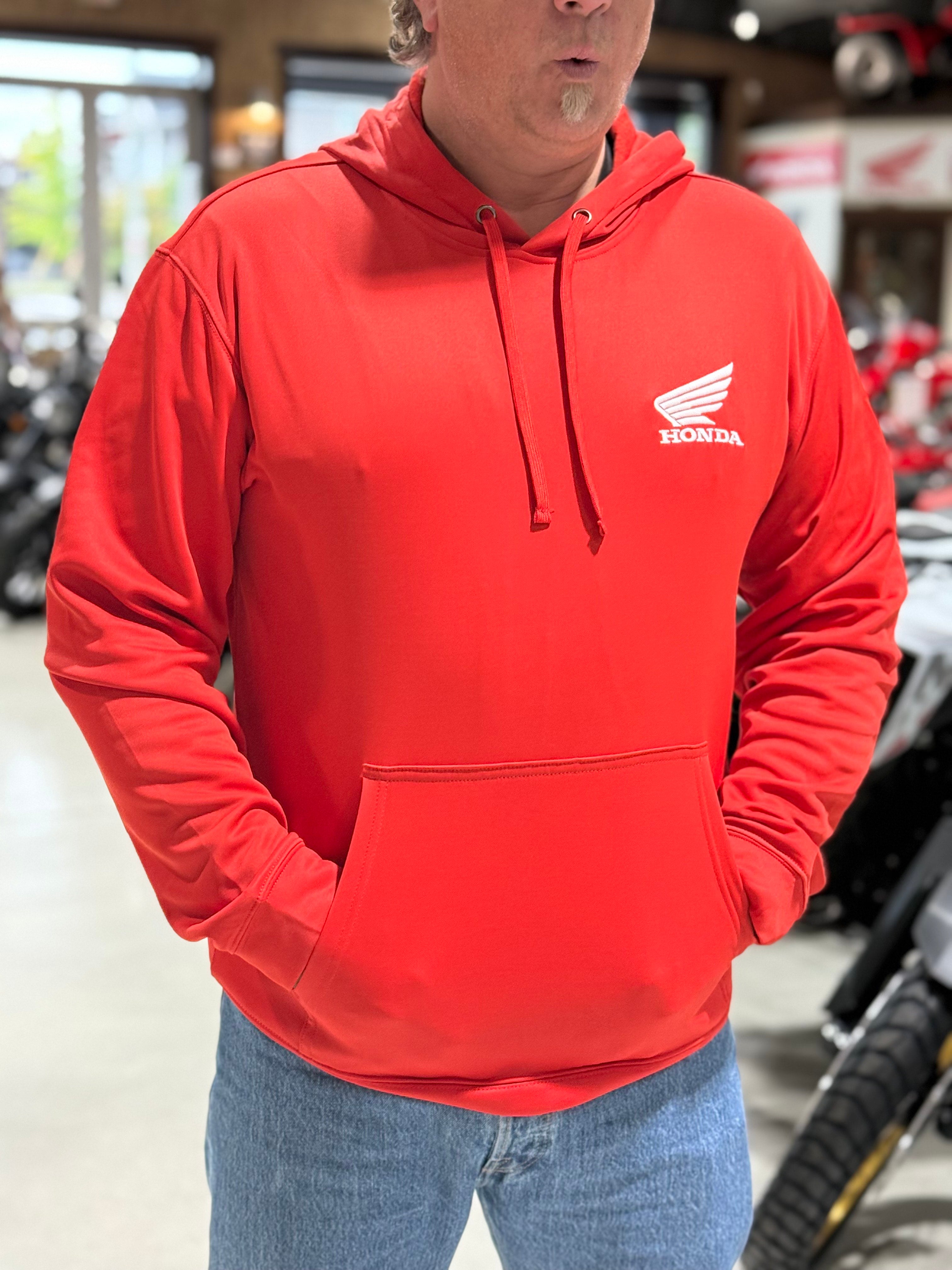 LIGHTWEIGHT HONDA HOODIE (Red) | TNT