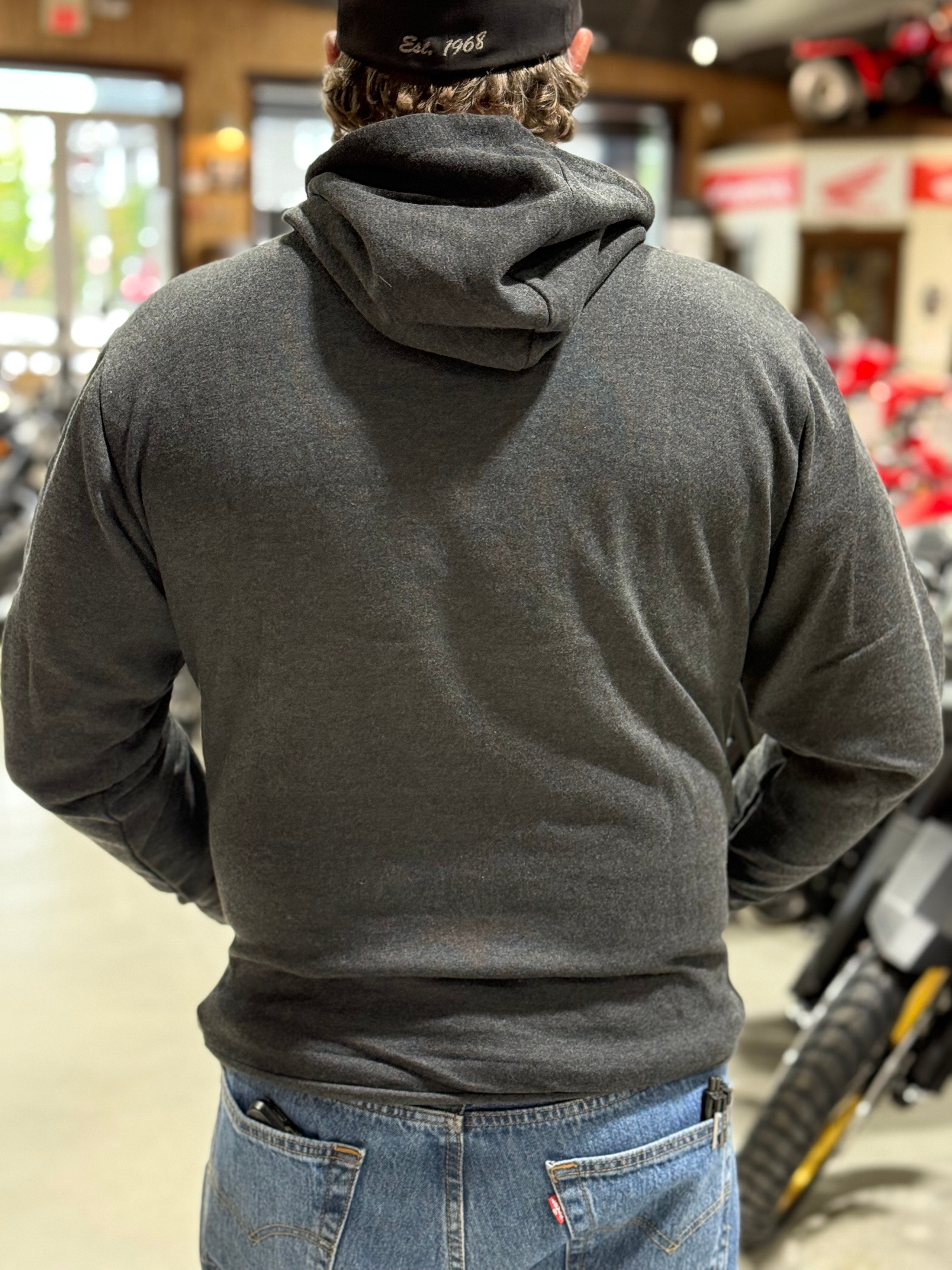 HONDA PULLOVER VINTAGE HOODIE (Grey) | TNT