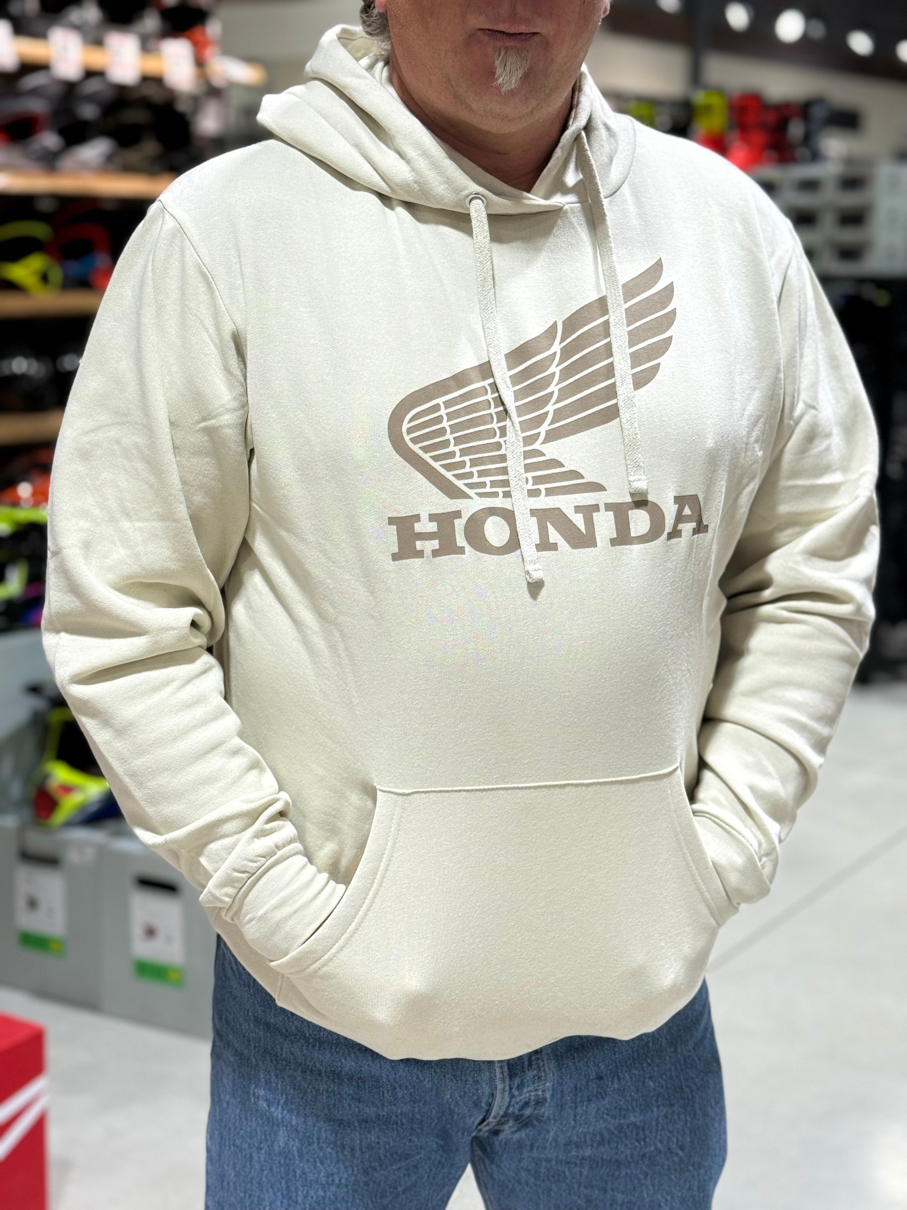 HONDA PULLOVER HOODIE (White/Beige) | TNT