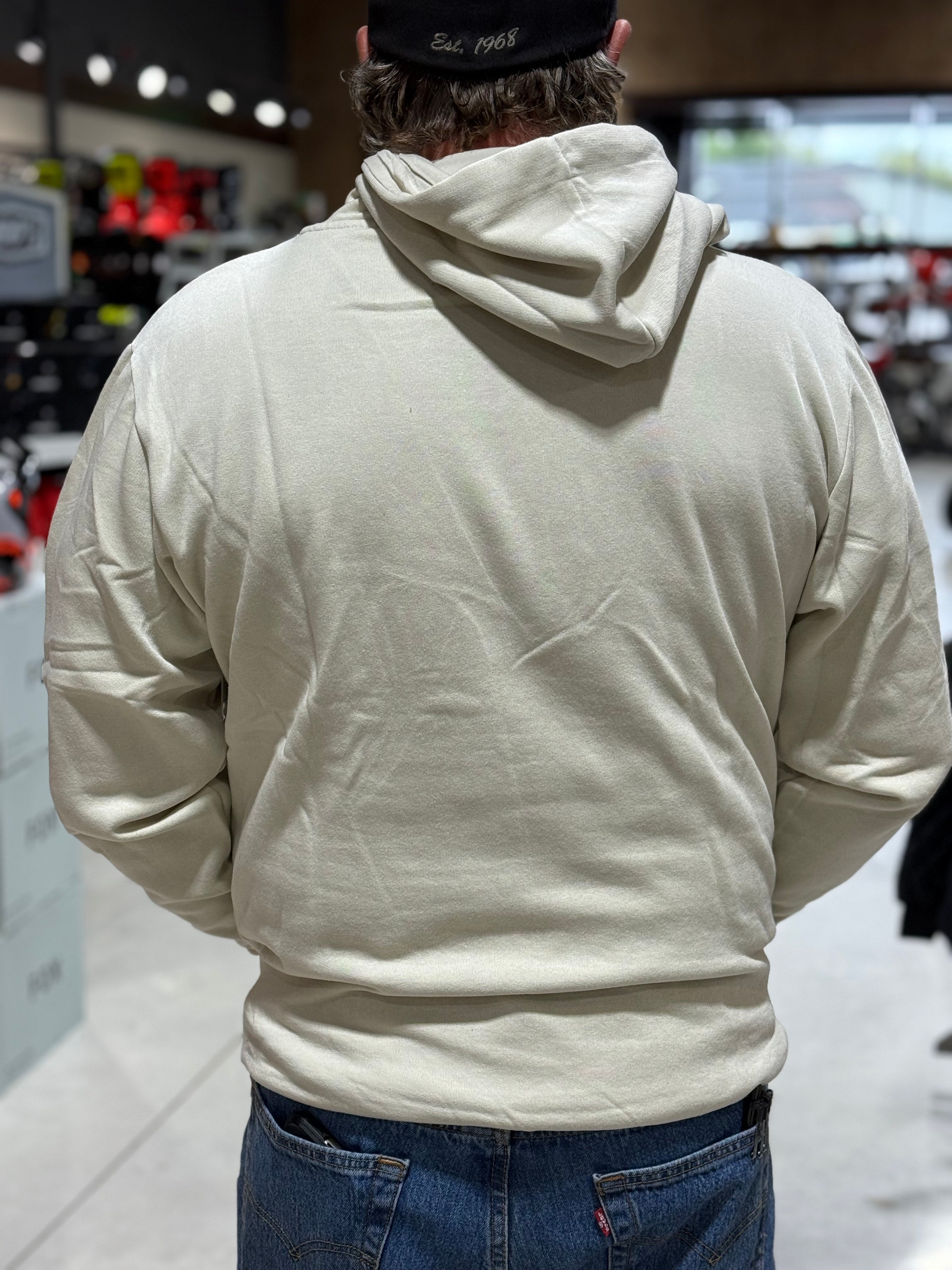 HONDA PULLOVER HOODIE (White/Beige) | TNT