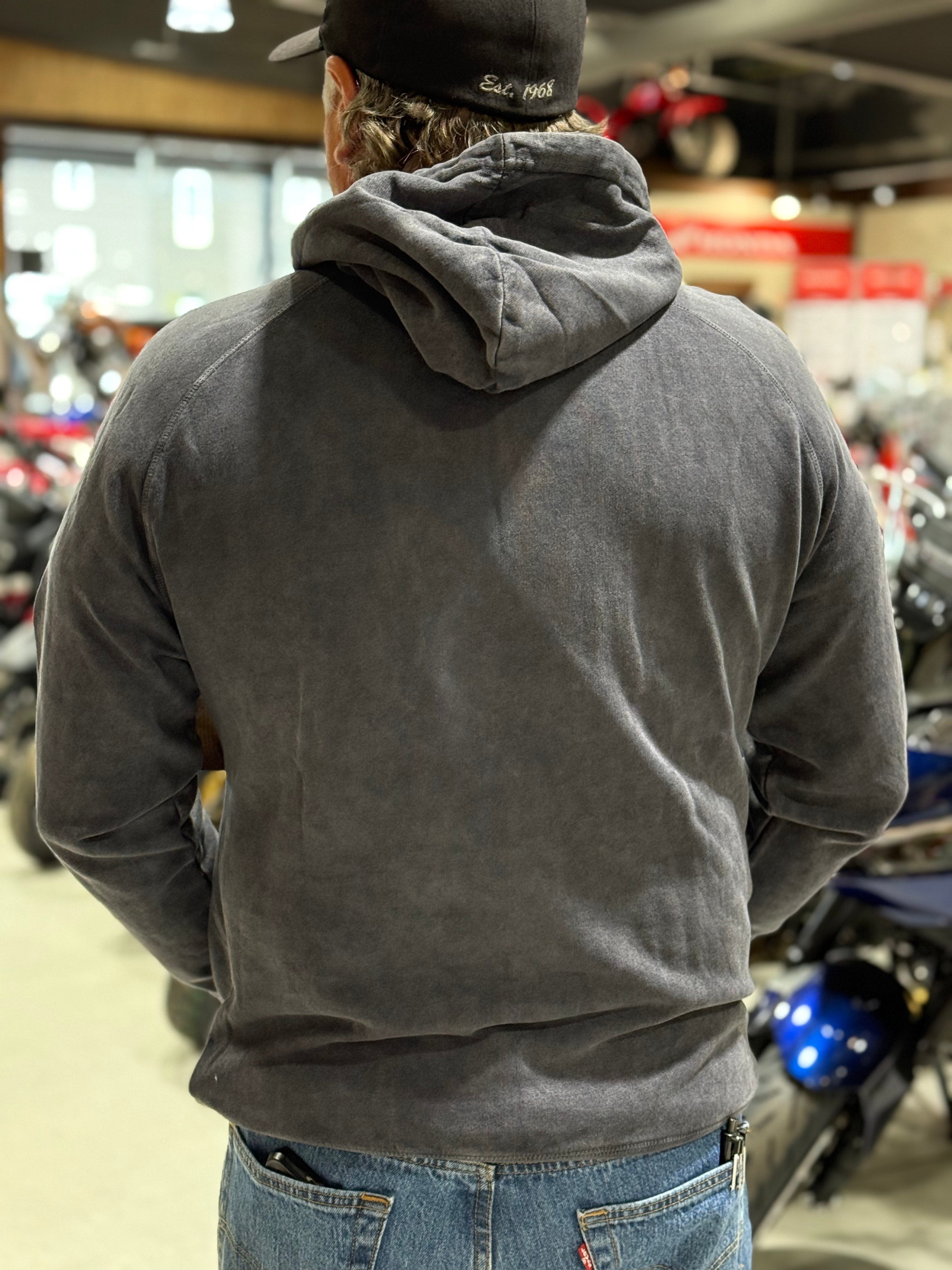 VINTAGE RAGLAN HONDA HOODIE (Black) | TNT