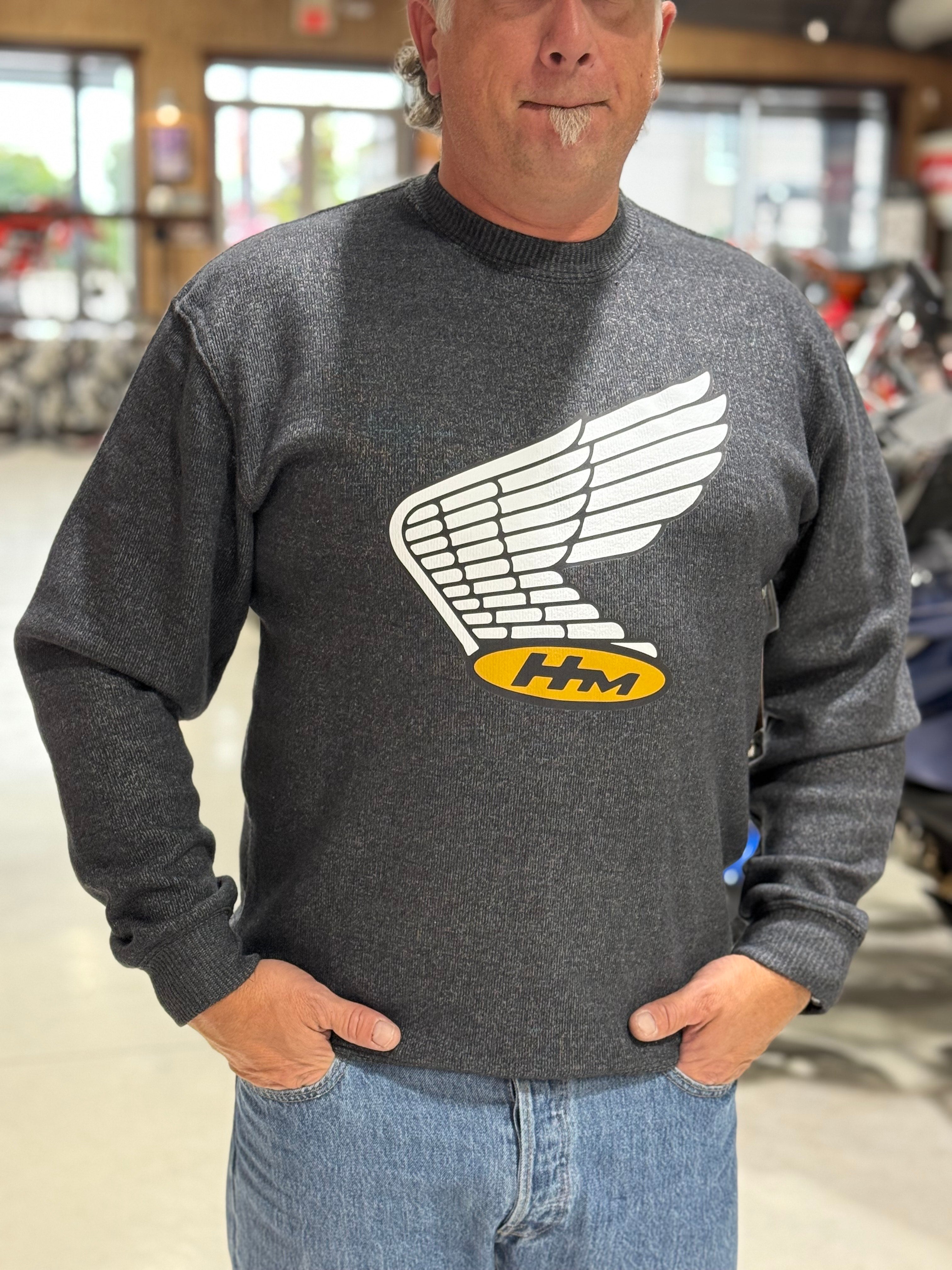 VINTAGE HONDA CREWNECK (Black) | TNT