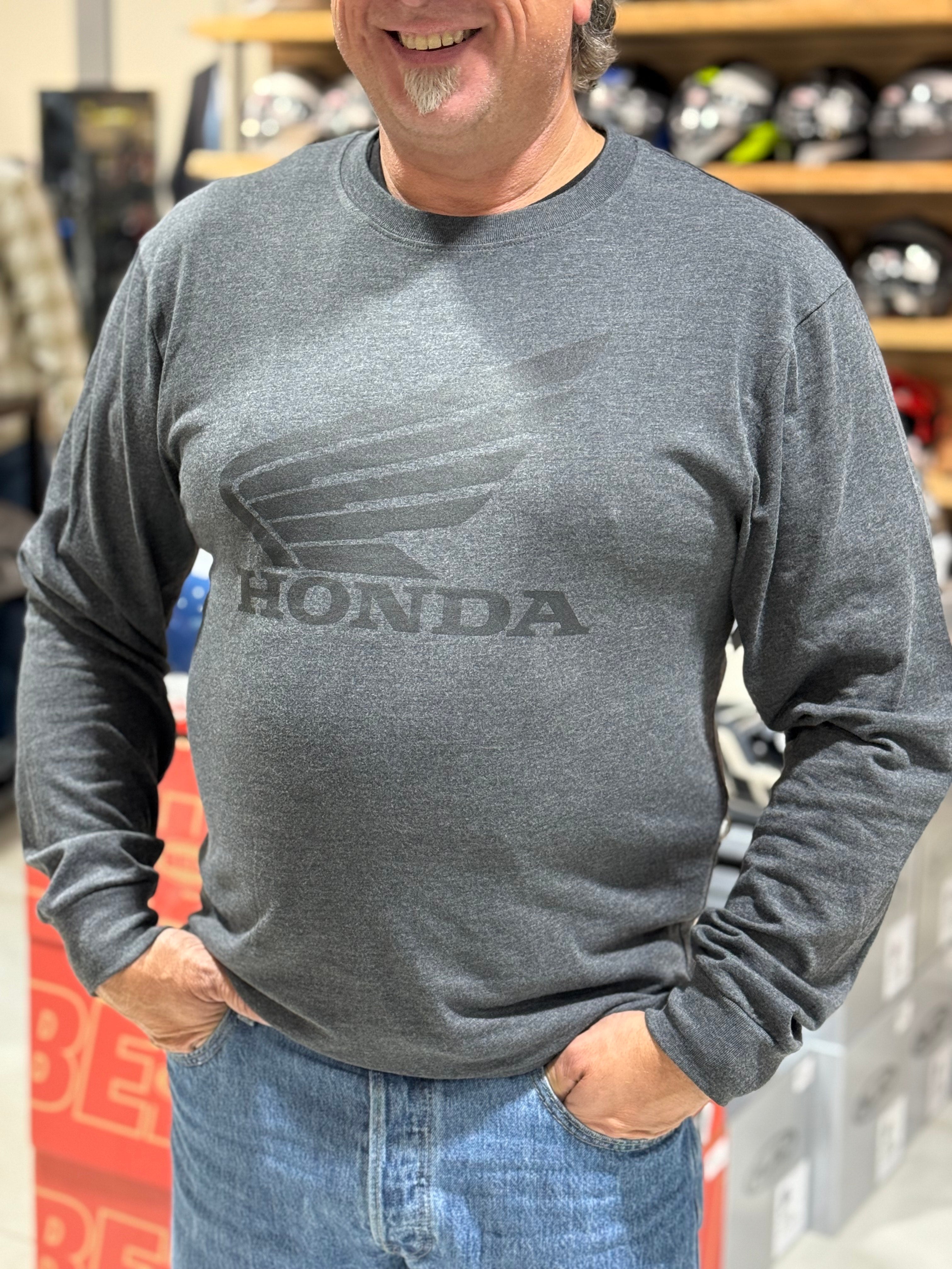 HONDA LONGSLEEVE SHIRT (Black) | TNT