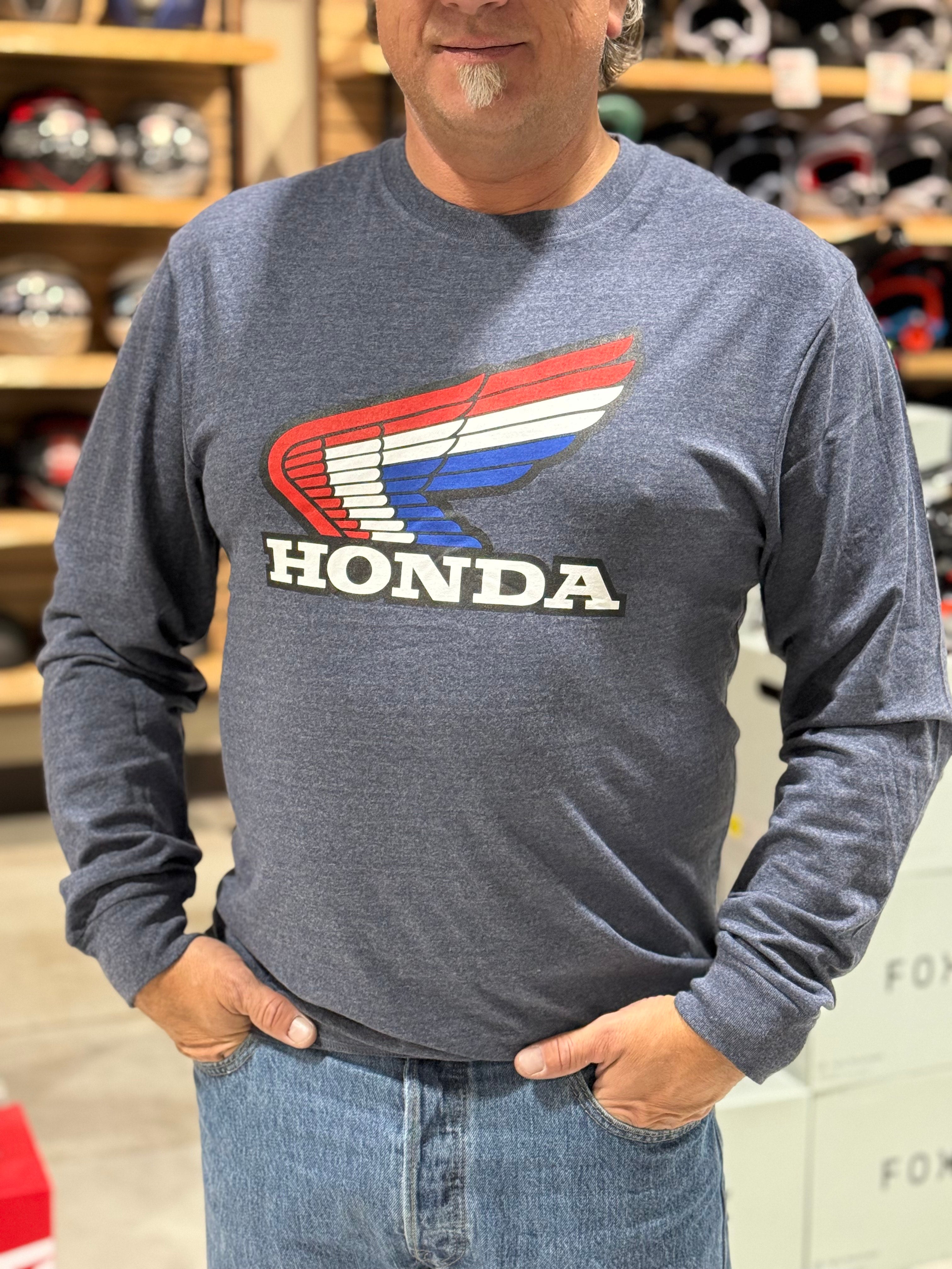 HONDA LONGSLEEVE SHIRT (Navy) | TNT