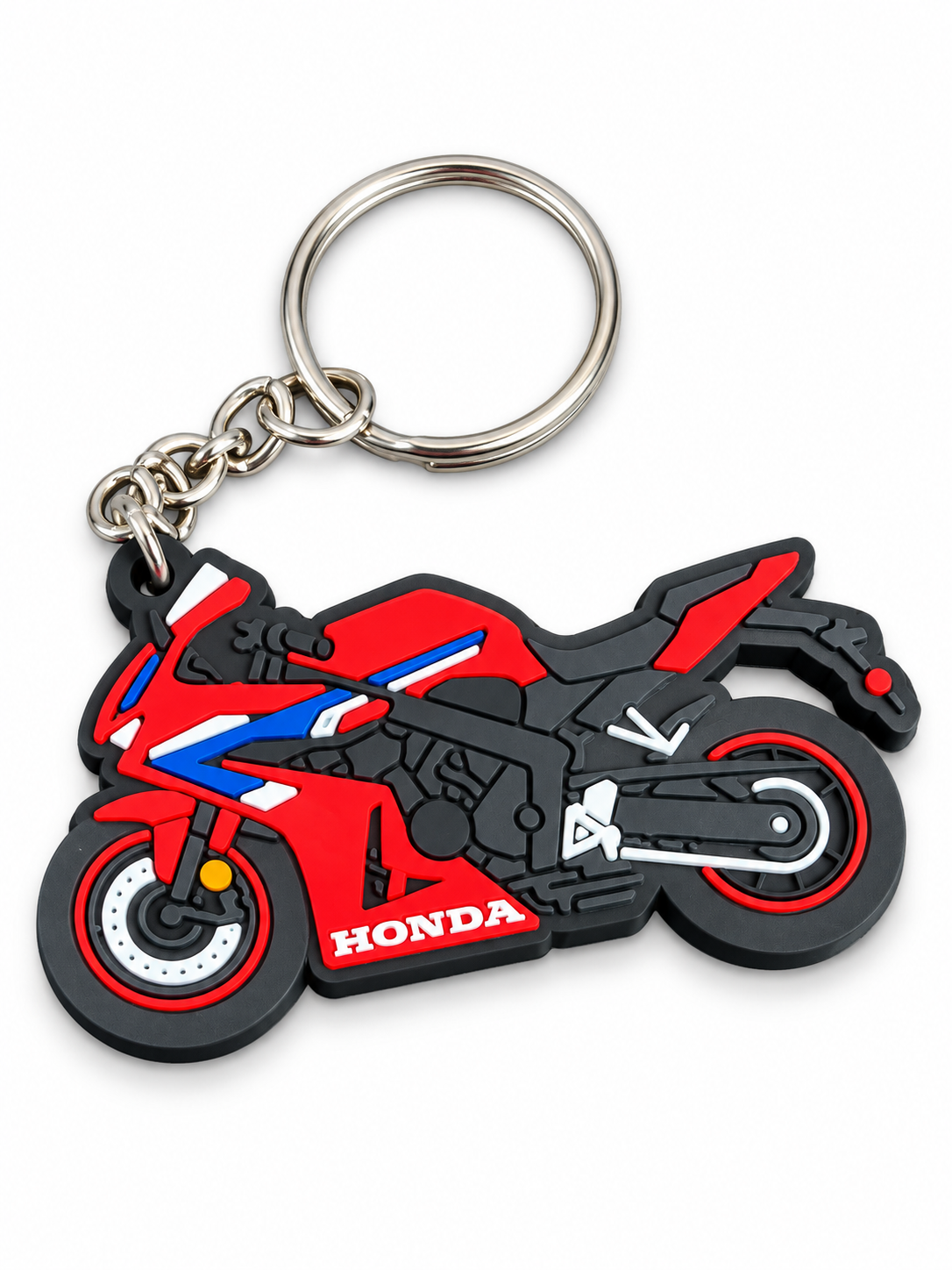 BIKE 2D SILICONE KEYCHAIN (RED) | HONDA