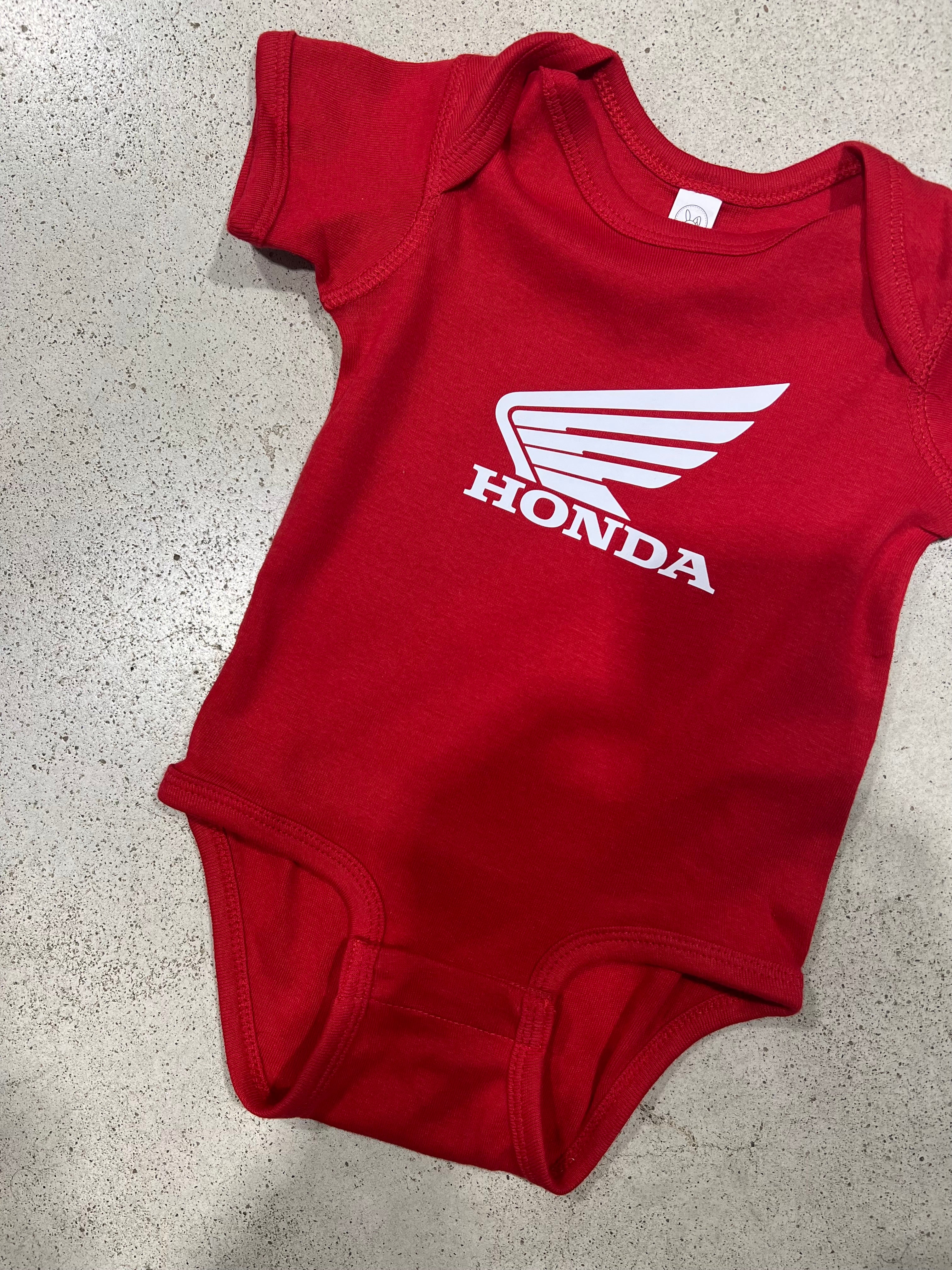 INFANT BABY RID BODYSUIT (Red) | Honda