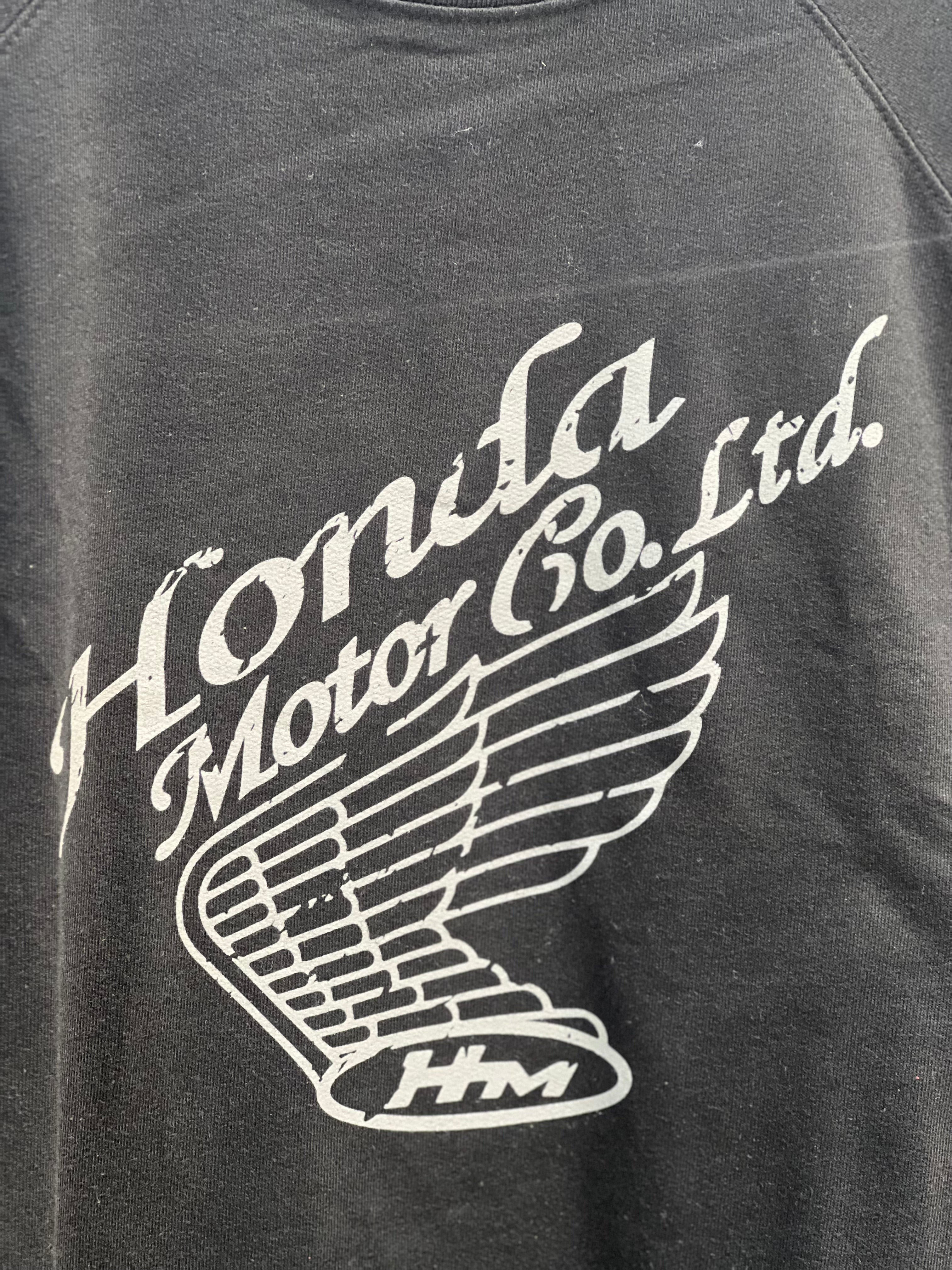 LIGHTWEIGHT CREWNECK SWEATSHIRT (Black) | Honda