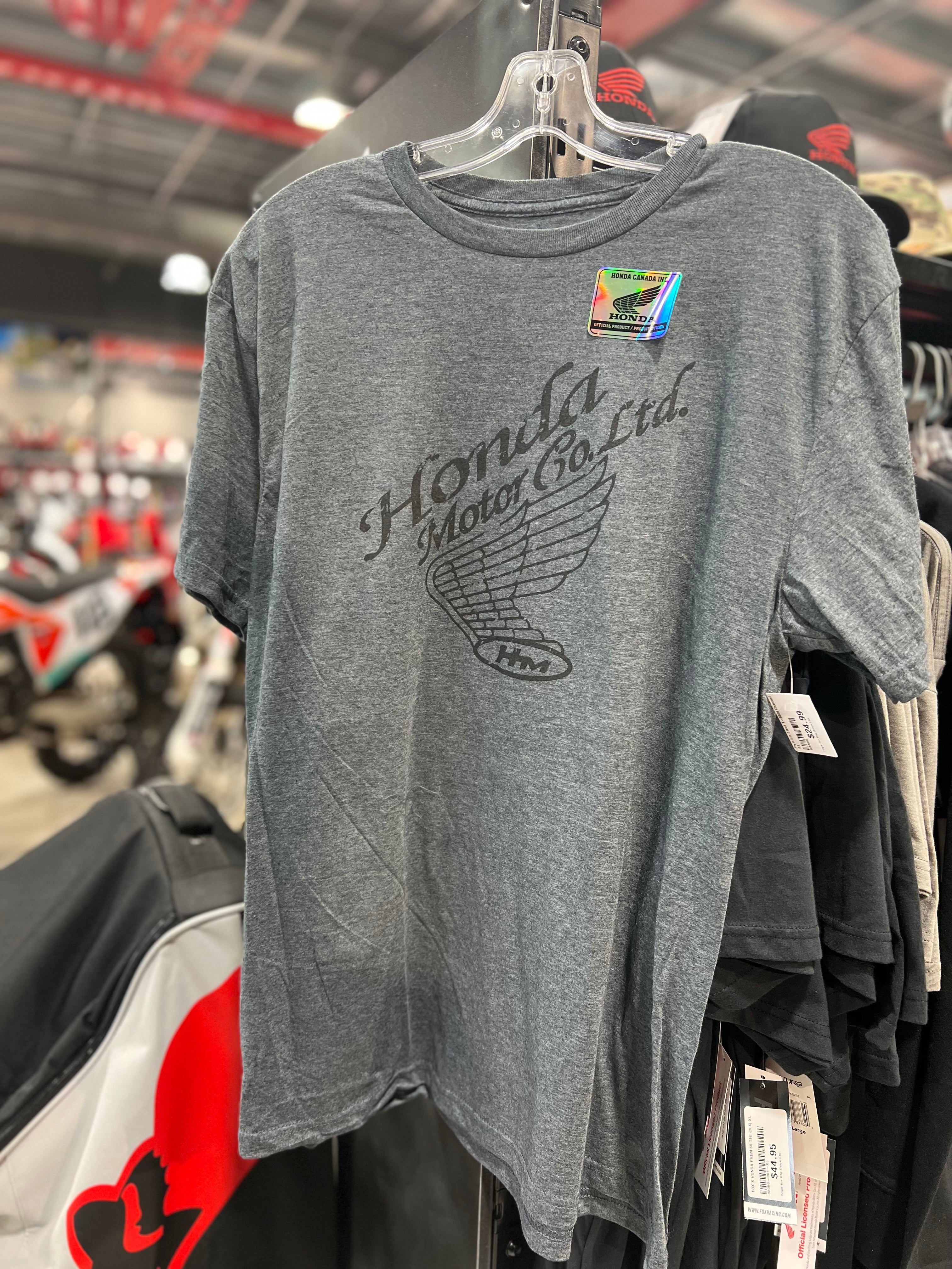 PREMIUM BLEND T-SHIRT (Charcoal) | Honda