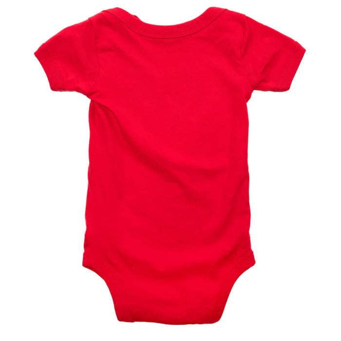INFANT CROWN ONESIE (Red) | FASTHOUSE