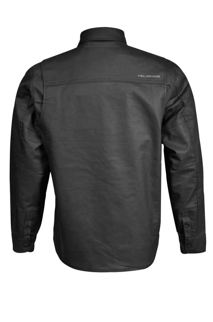 JAGGER WAXED OVERSHIRT (Black) | Helgrade