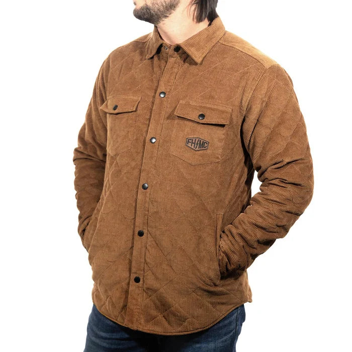 JAWBONE QUILTED SHACKET (CAMEL) | FASTHOUSE