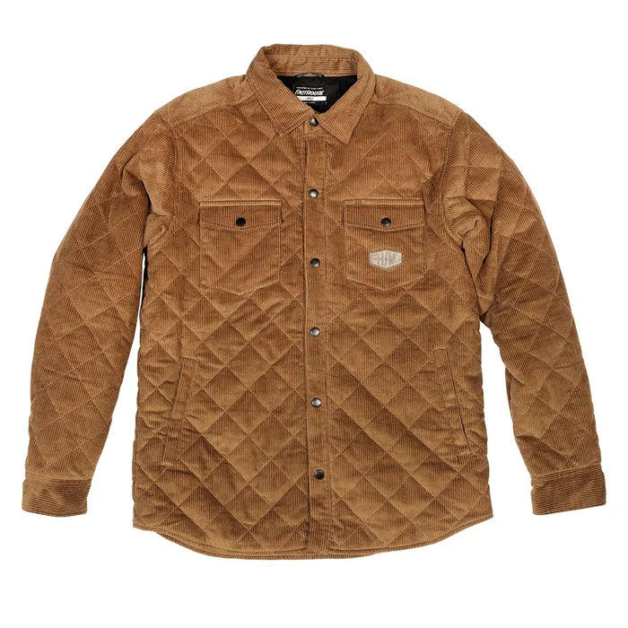 JAWBONE QUILTED SHACKET (CAMEL) | FASTHOUSE