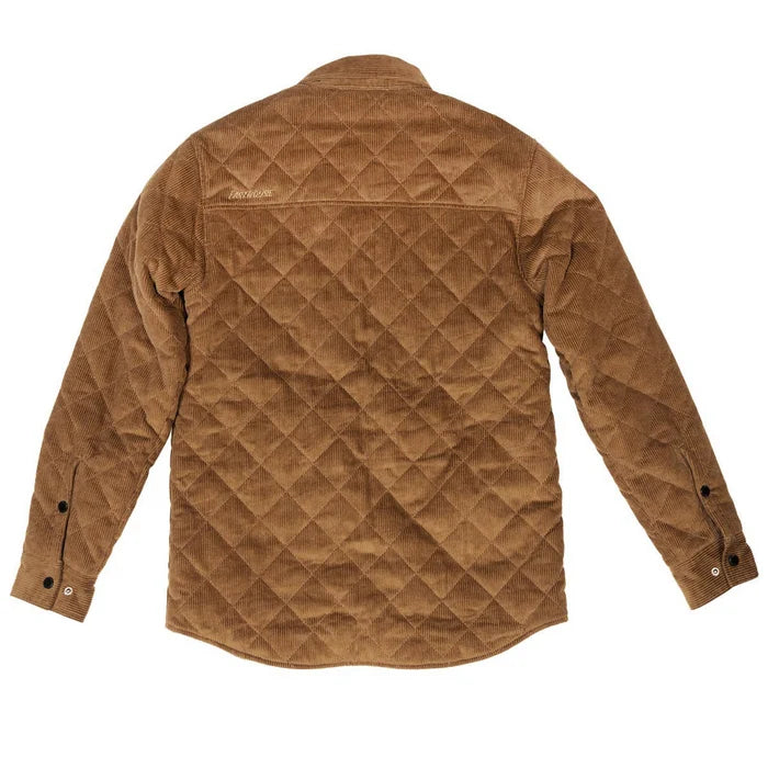 JAWBONE QUILTED SHACKET (CAMEL) | FASTHOUSE