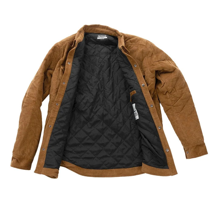 JAWBONE QUILTED SHACKET (CAMEL) | FASTHOUSE