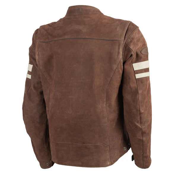 CLASSIC 92 LEATHER JACKET (Brown/White) | Joe Rocket