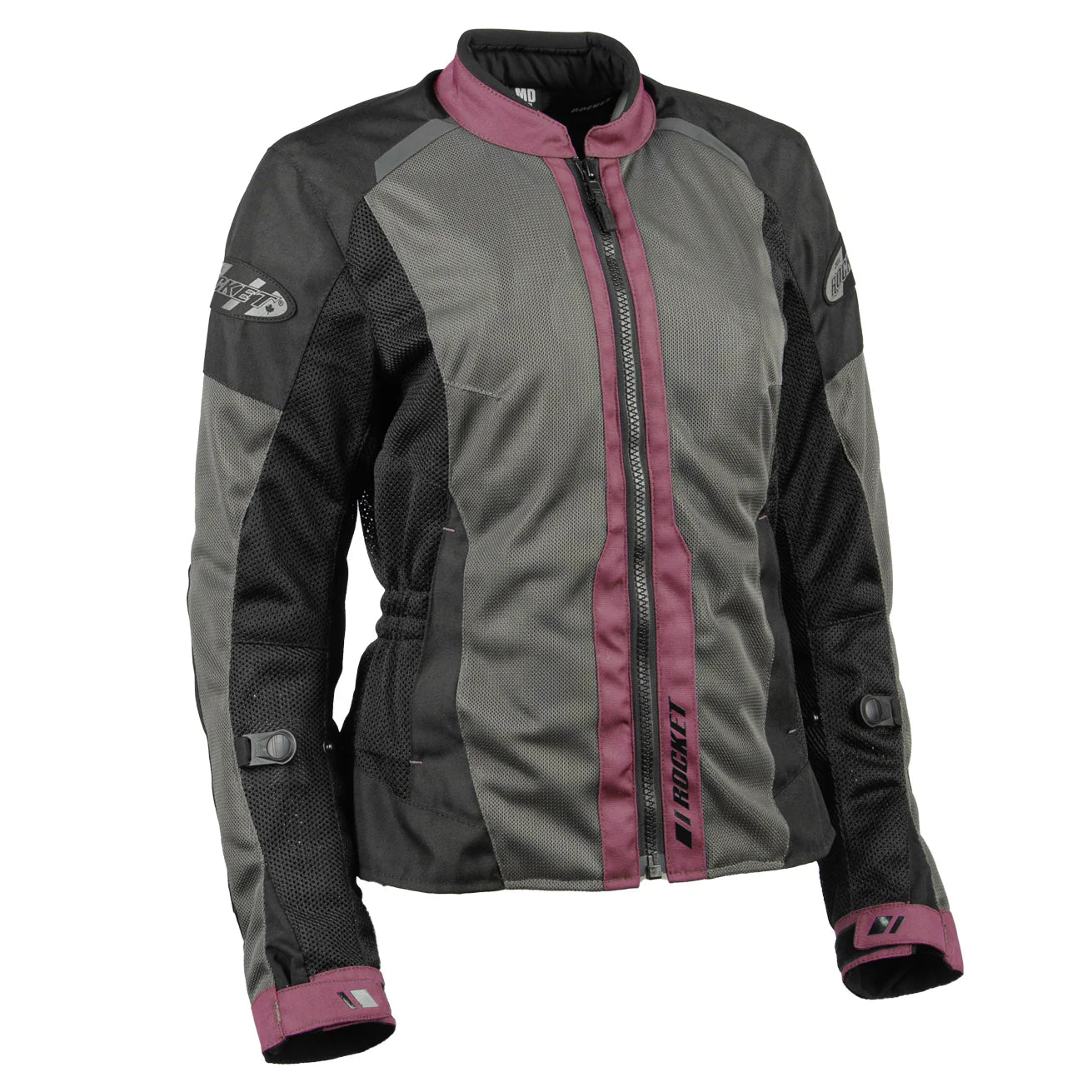 WOMEN'S STRATOS MESH JACKET (Merlot/Charcoal) | Joe Rocket