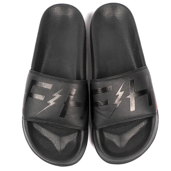 LAY UP SLIDE SANDALS (BLACK) | Fasthouse