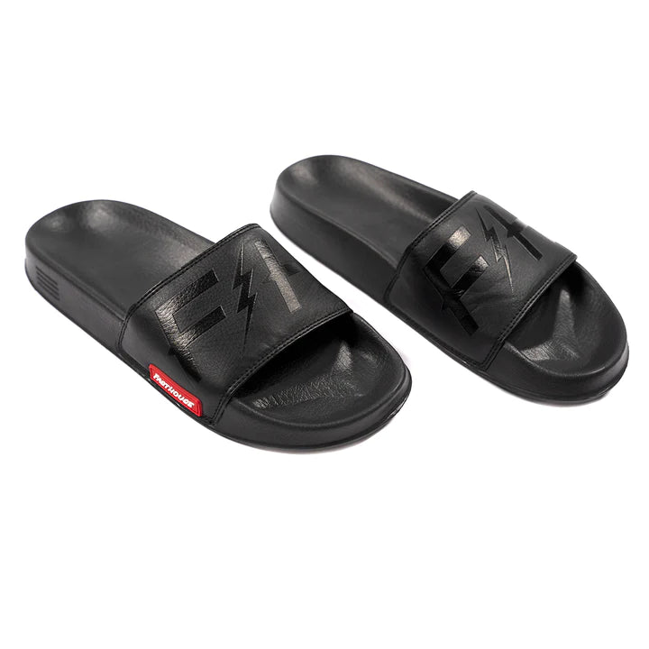 LAY UP SLIDE SANDALS (BLACK) | Fasthouse