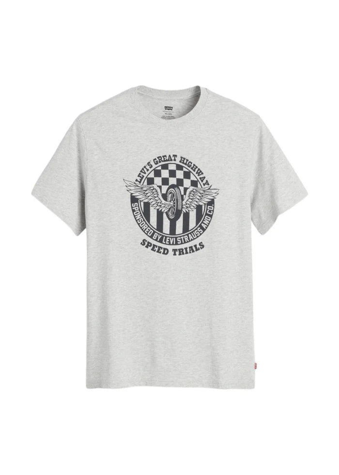 SHORT SLEEVE RELAXED FIT TEE MOTO HIGHWAY (Grey) | LEVI'S