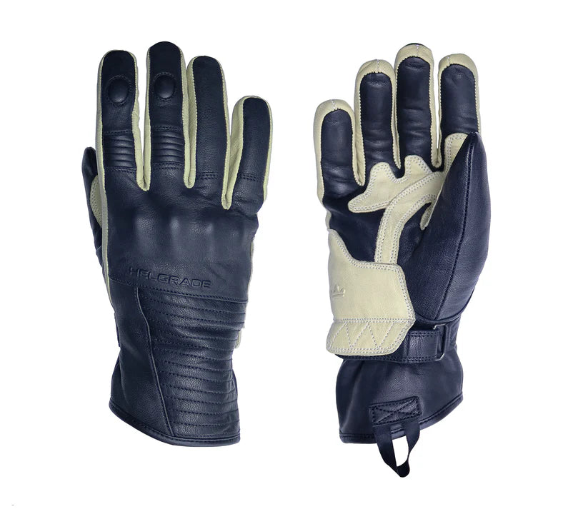 WOMEN'S LOREN WATER RESISTANT LEATHER GLOVE (Cream/Black) | Helgrade