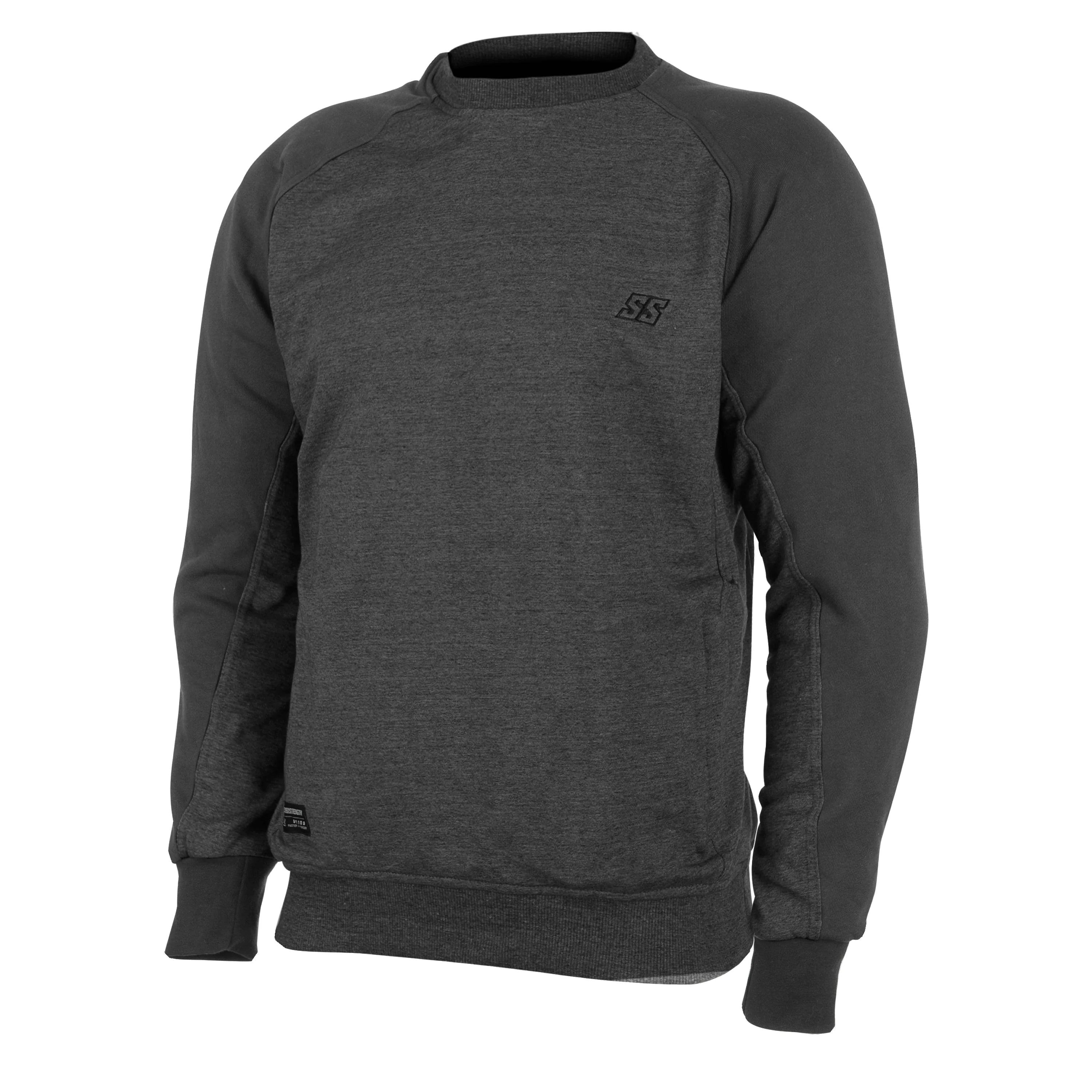 LUNATIC FRINGE REINFORCED/ARMOURED SWEATSHIRT(Black) | Speed and Strength